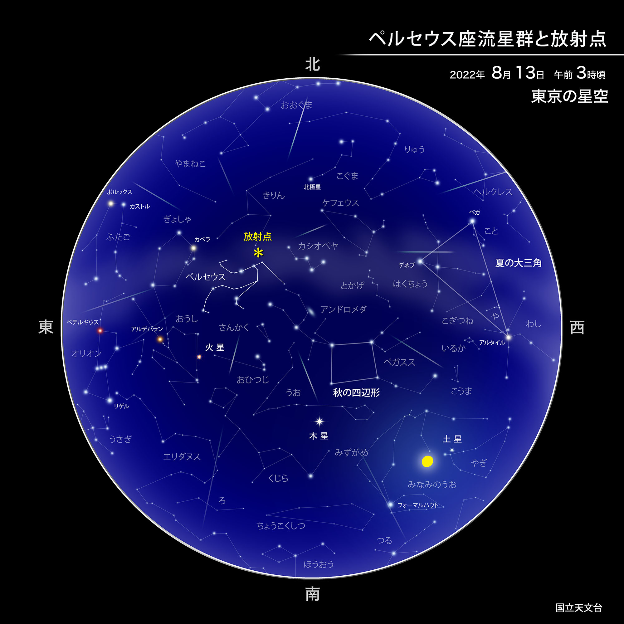 13日はペルセウス座流星群の極大日　満月でもベストな観測方法を解説の画像 2/2