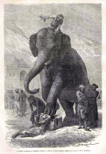 1868年の『Le Tour du Monde (世界旅行)』誌の記事に添えられた挿絵