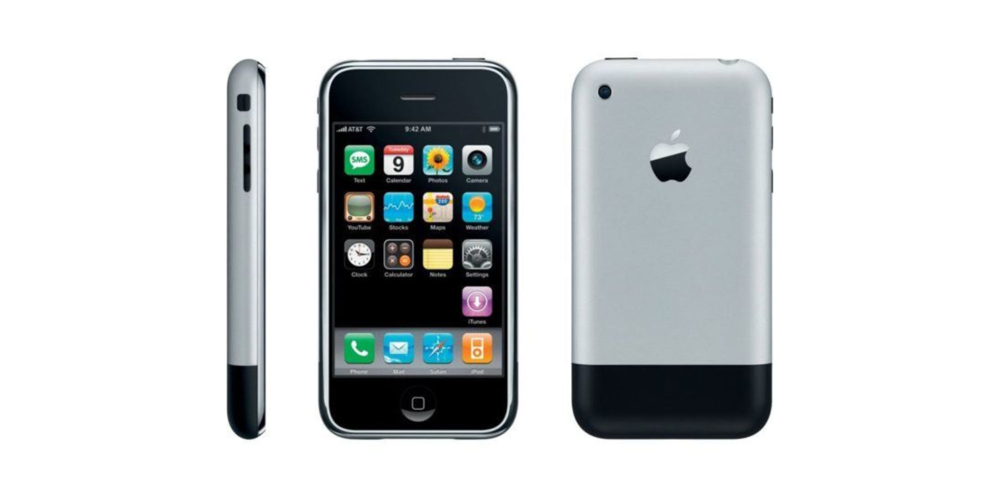 「iPhone1」とも呼ばれる初代iPhone