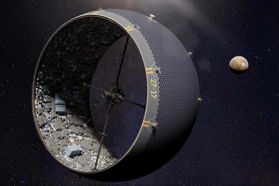 ガンダムみたいなスペースコロニーを「小惑星をくり抜いて」建設するアイデア論文