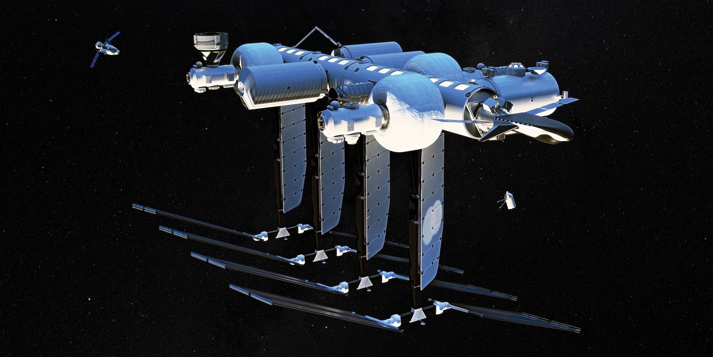 多目的宇宙ステーション「オービタルリーフ」のイメージ
