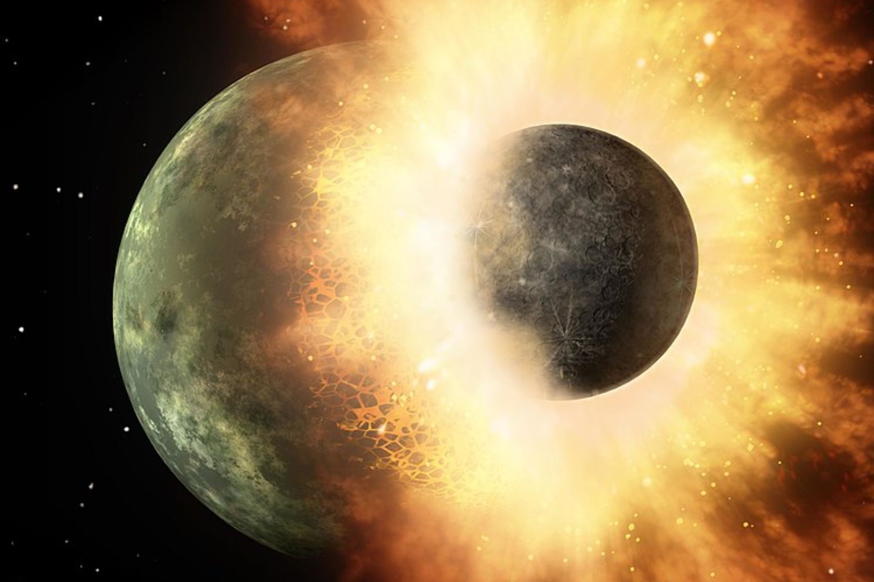 The ‘giant collision’ that formed the moon triggered Earth’s plate technologies!?  – Nazology