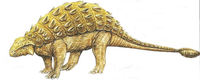 研究対象となった鎧竜「ピナコサウルス」の復元像