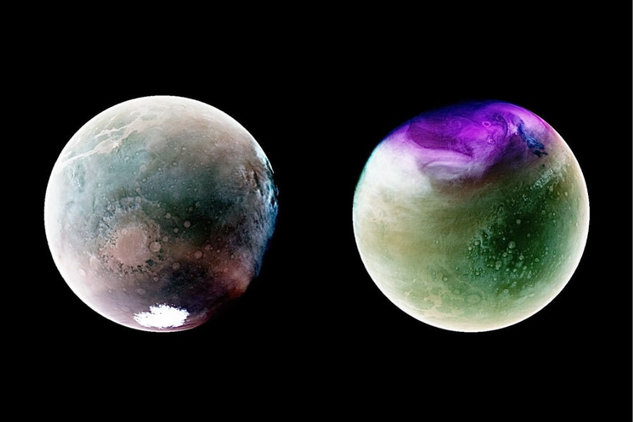 NASA releases a new image of Mars captured in “ultraviolet light”!  – Nazology