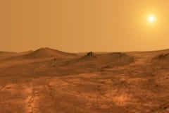 今日の火星はほぼ不毛な土地と化している