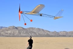 翼幅約5mのゴム動力プロペラ飛行機を作る