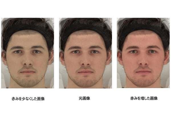 実験で用いられた顔画像。