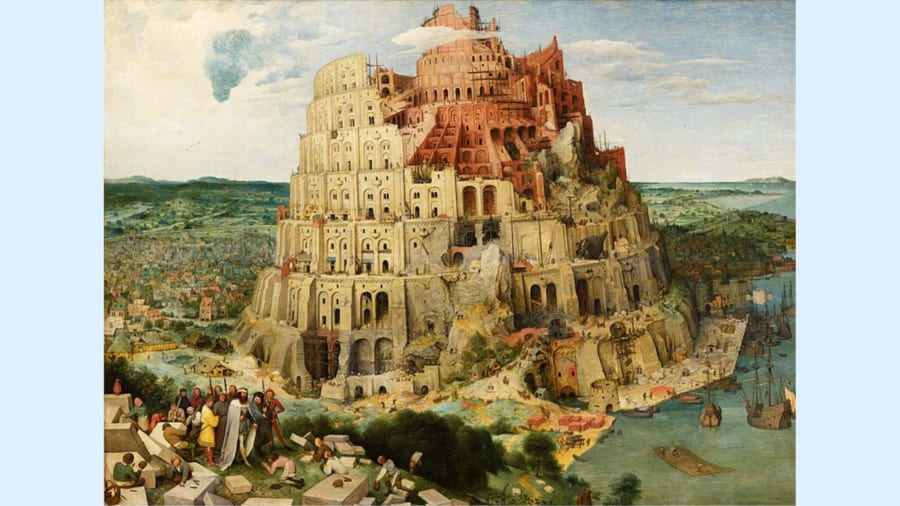 ピーテル・ブリューゲル『バベルの塔』（1563年頃）、ウィーン・美術史美術館蔵