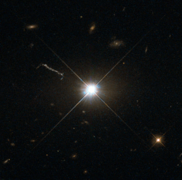 クエーサー3C 273（チャンドラX線天文台による撮影）