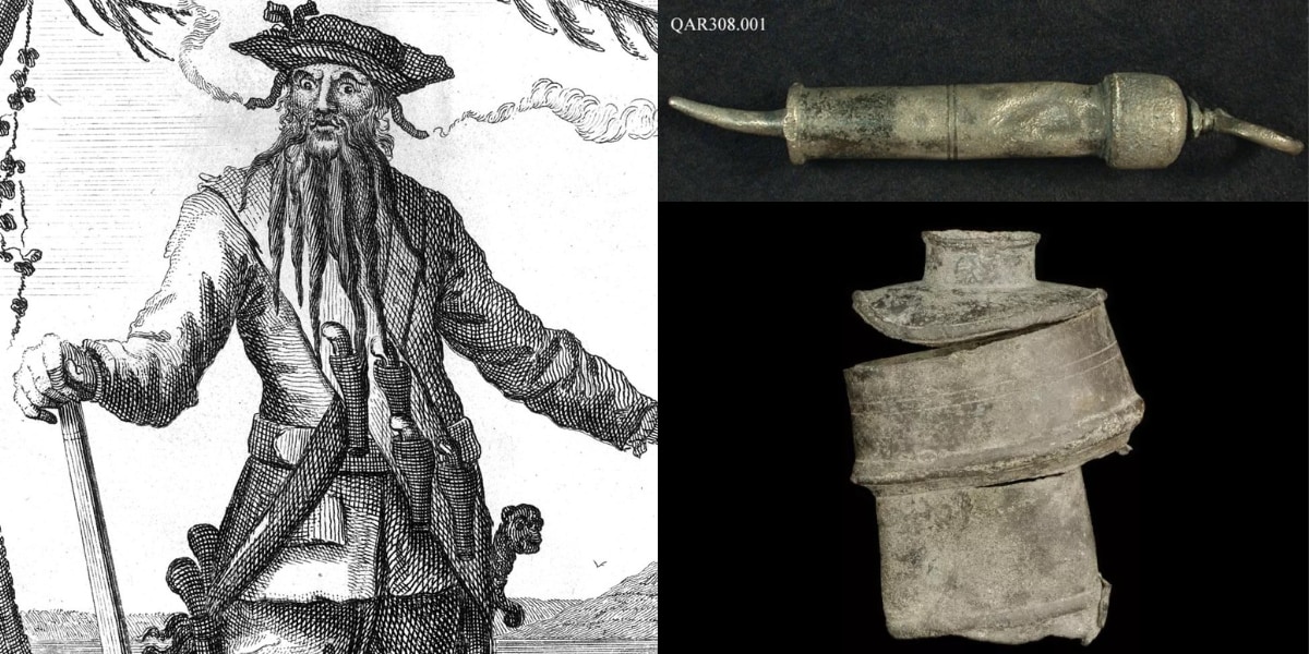 伝説の海賊「黒ひげ」の船から、恐ろしい医療器具が見つかりました