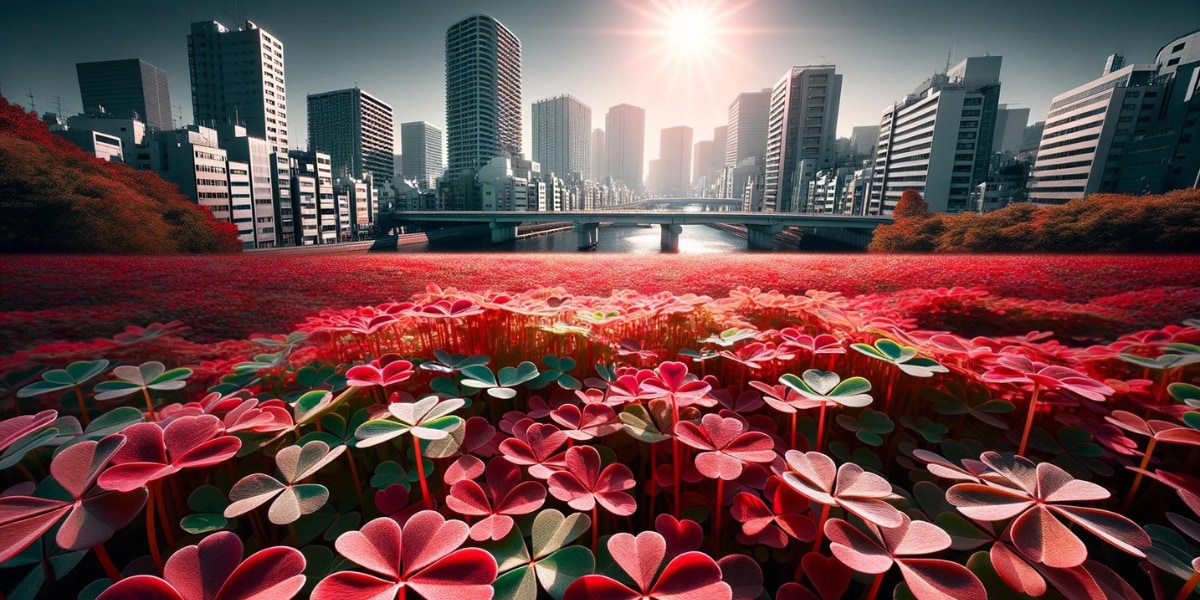 都会の暑さで赤色に進化し「高温耐性」を手に入れた植物が日本にいた！