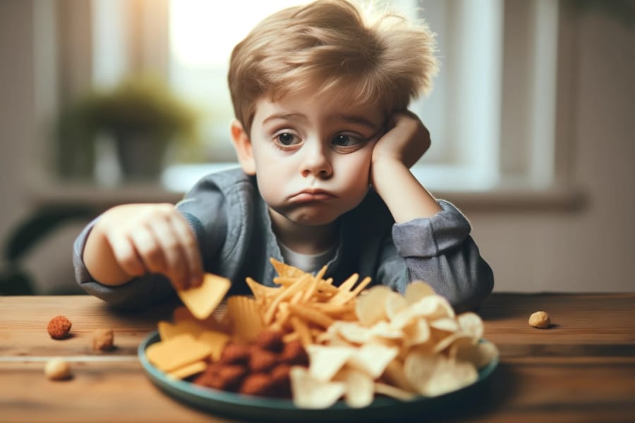 4歳の子供は退屈するとカロリー摂取量が79%も上昇する