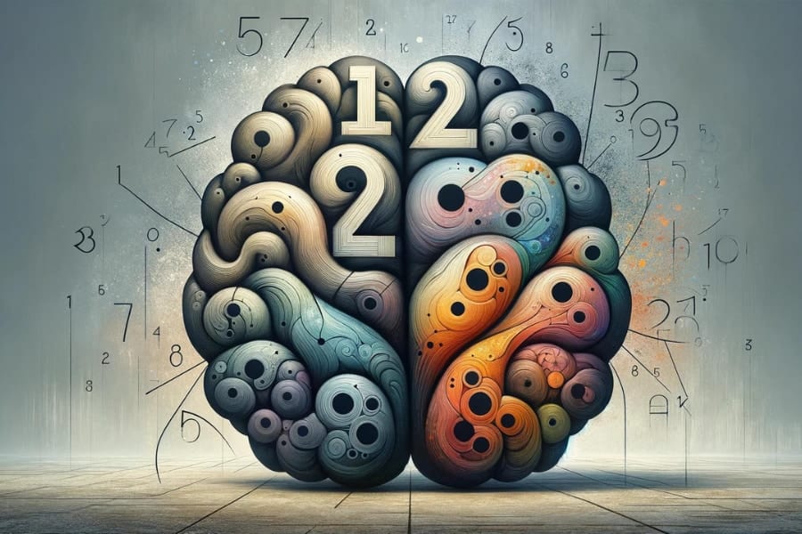 ヒト脳は「1~4」までは正確に反応するが「5以上」では曖昧になっていた！