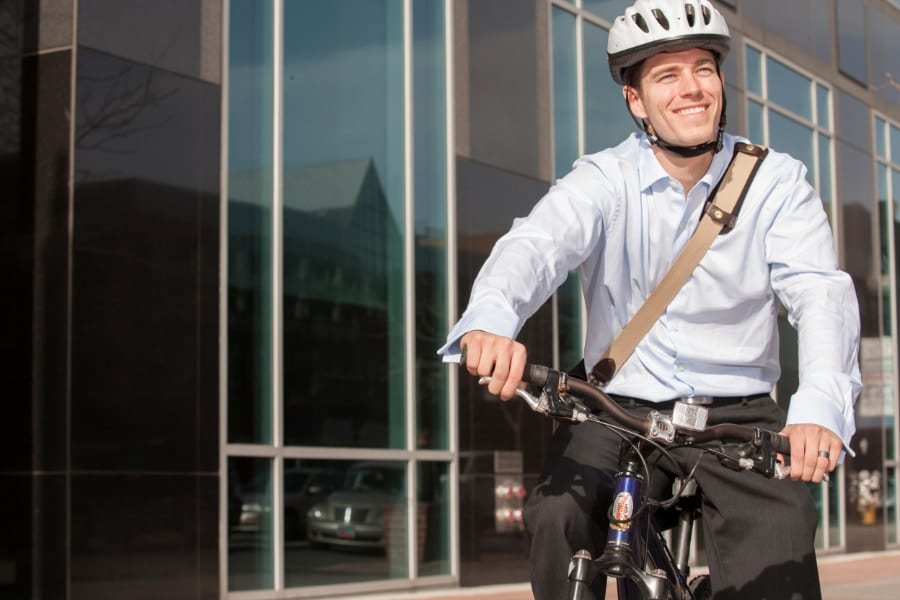 短い距離を自転車や徒歩で通勤できると、メンタルヘルス的にはベストかも