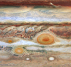 Jupiter's Three Red Spots