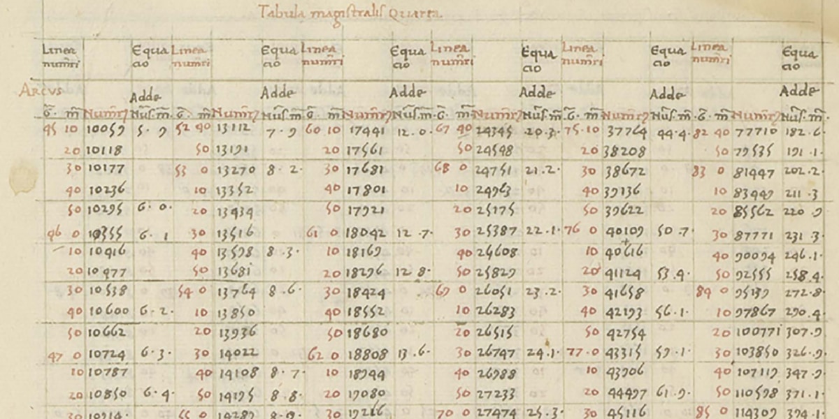 小数点コンマを使った最古の例が1440年代のイタリア論文に見つかる！