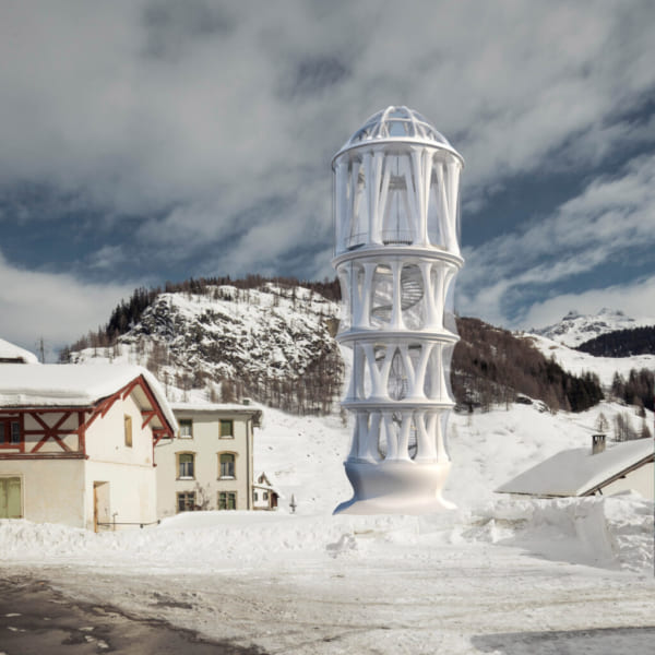 900時間で塔を印刷！スイスが「世界一高い3Dプリントタワー」を建設