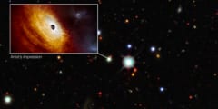 太陽1個分の質量を毎日むさぼる怪物ブラックホールを発見！「史上最も明るい天体」と判明