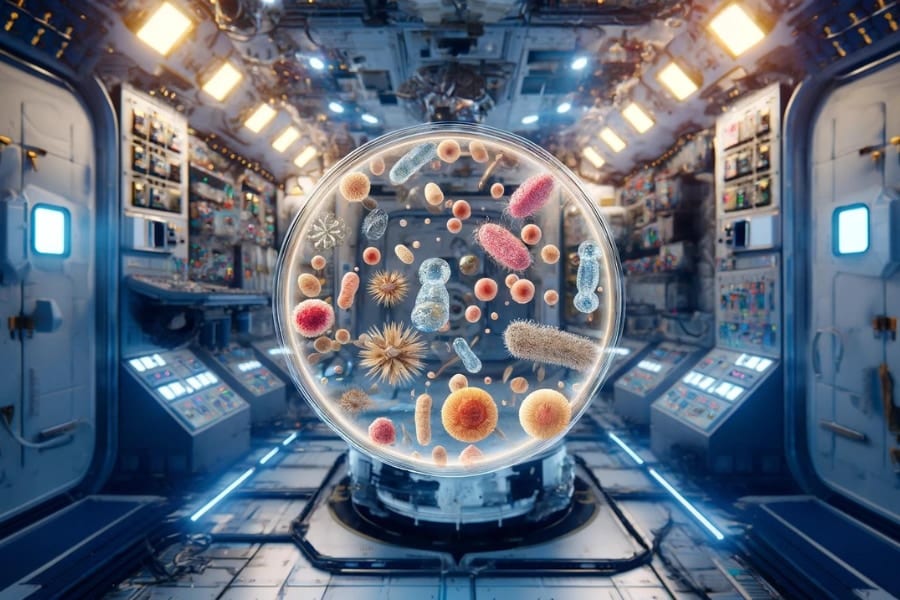 ISSの宇宙環境でニュータイプの細菌が誕生していた！