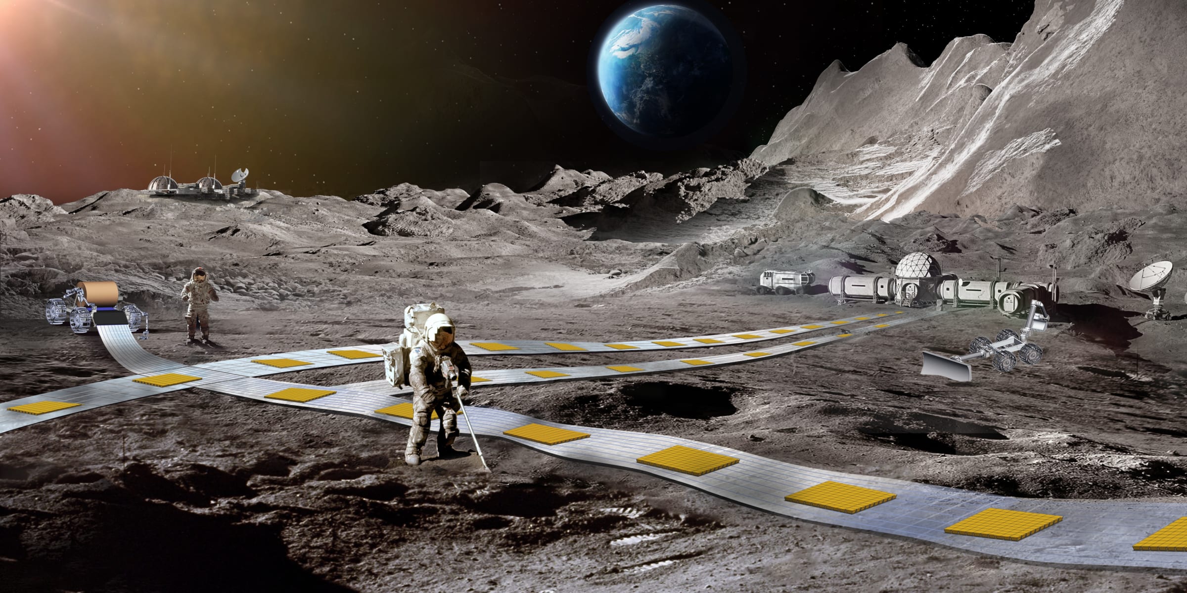 NASAは月面に鉄道を敷こうとしている