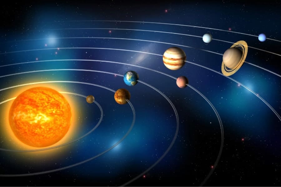 多くの惑星は一般に主星を中心とした「惑星系」に属している