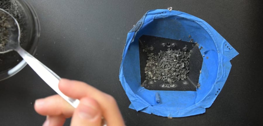 45億年前の隕石の塵を使用