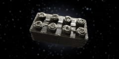 隕石の塵から作ったレゴブロック