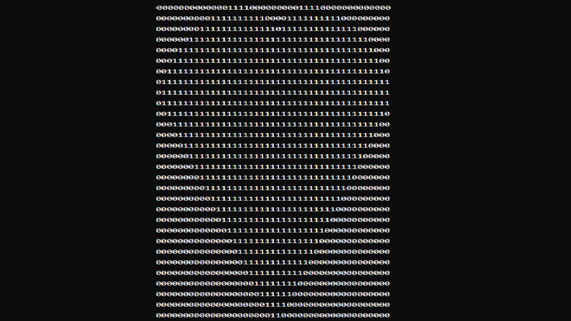 量子もつれのペア1440対を消費することでこのようなハートマークのアスキーアートを送ることができます