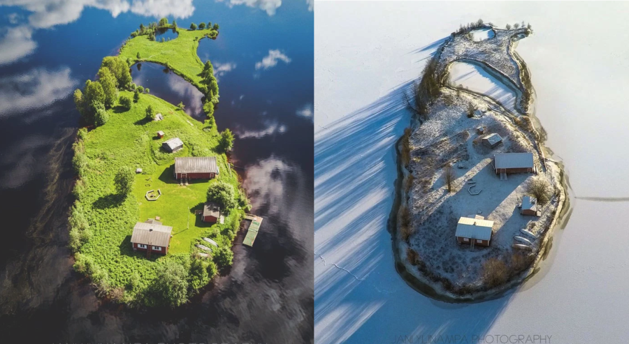 四季で違う顔を見せるコティサーリ島が完全にRPG世界
