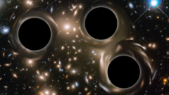 予測不能のエネルギー。衝突コースにある3つの超大質量ブラックホールが発見されるの画像 1/2