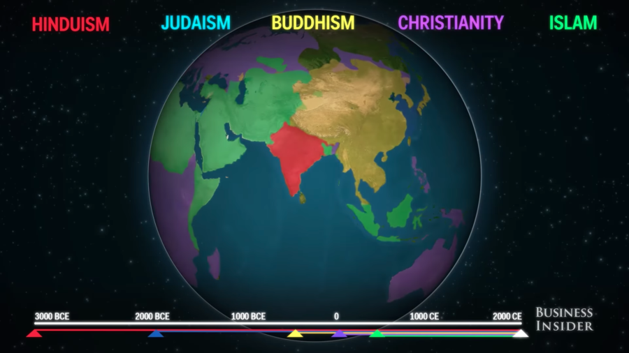 3分でわかる！　5大宗教の始まりと広がりの歴史