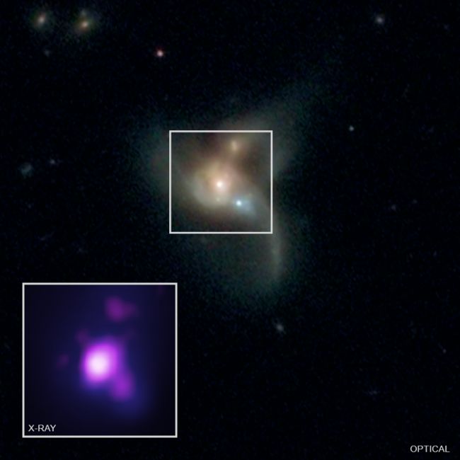 予測不能のエネルギー。衝突コースにある3つの超大質量ブラックホールが発見されるの画像 2/2