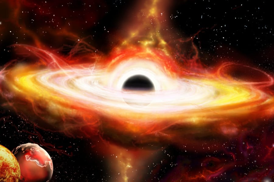宇宙を加速膨張させる「暗黒エネルギー」はブラックホール内に溜まっている!?
