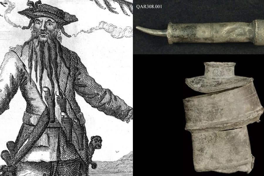 伝説の海賊「黒ひげ」の船で発見されたゾッとする医療機器