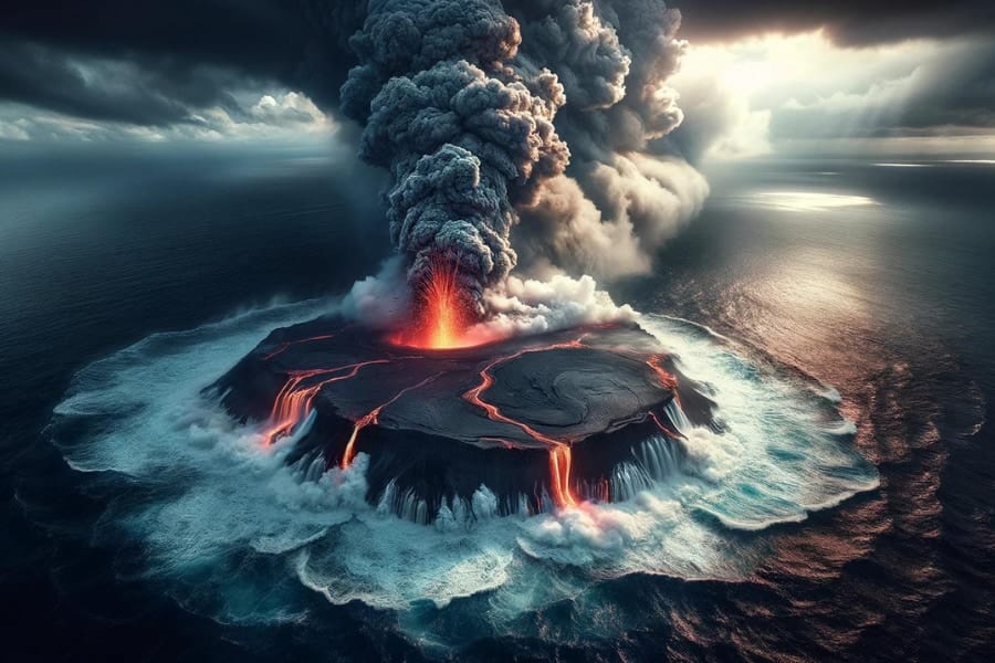 日本に「新たな陸地」が誕生！硫黄島沖の火山噴火ですでに300m級の島に