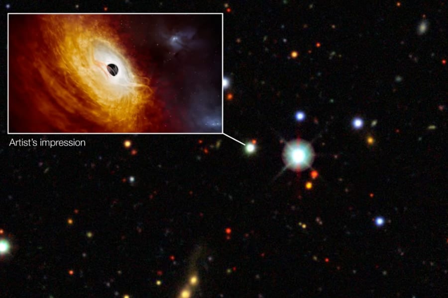 太陽1個分の質量を毎日むさぼる怪物ブラックホールを発見！「史上最も明るい天体」