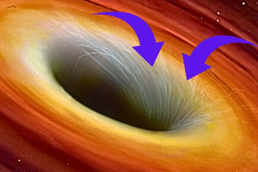 物体が光速で落下する「ブラックホールの滝」領域を観測することに成功！
