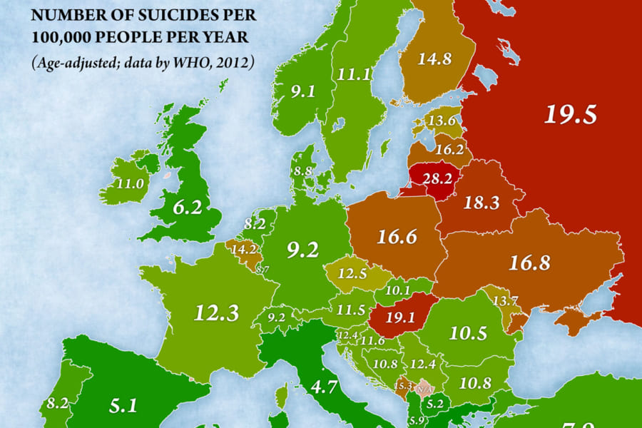 男性の自殺率が女性の8倍のポーランド。その理由とは