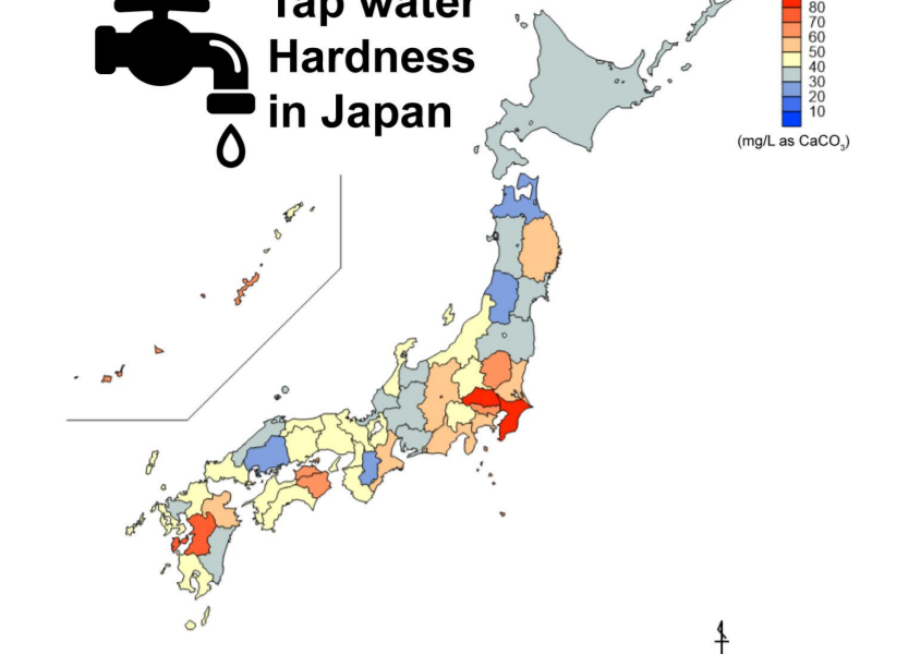 47都道府県の「水の硬さ」を一斉調査、もっとも水道水の硬度が高い県は？